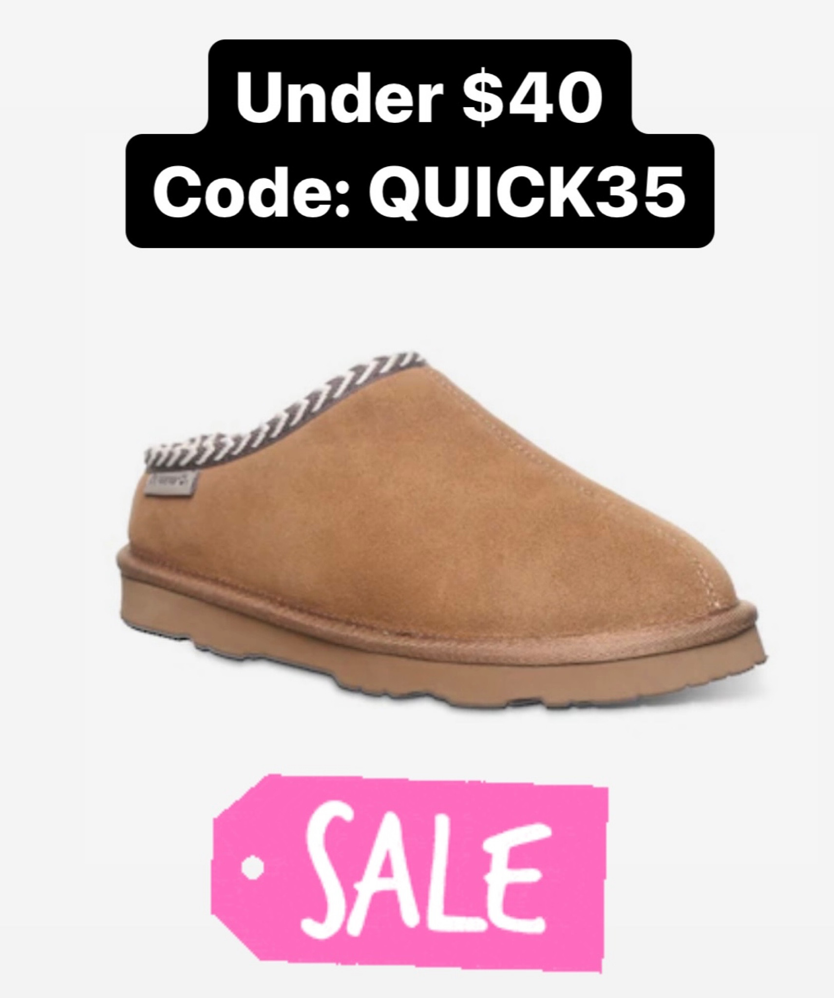 Ugg Tasman dupe, Look for less, DSW sale, deal of the day, fall shoes, fall style 

#LTKshoecrush #LTKfindsunder50 #LTKsalealert