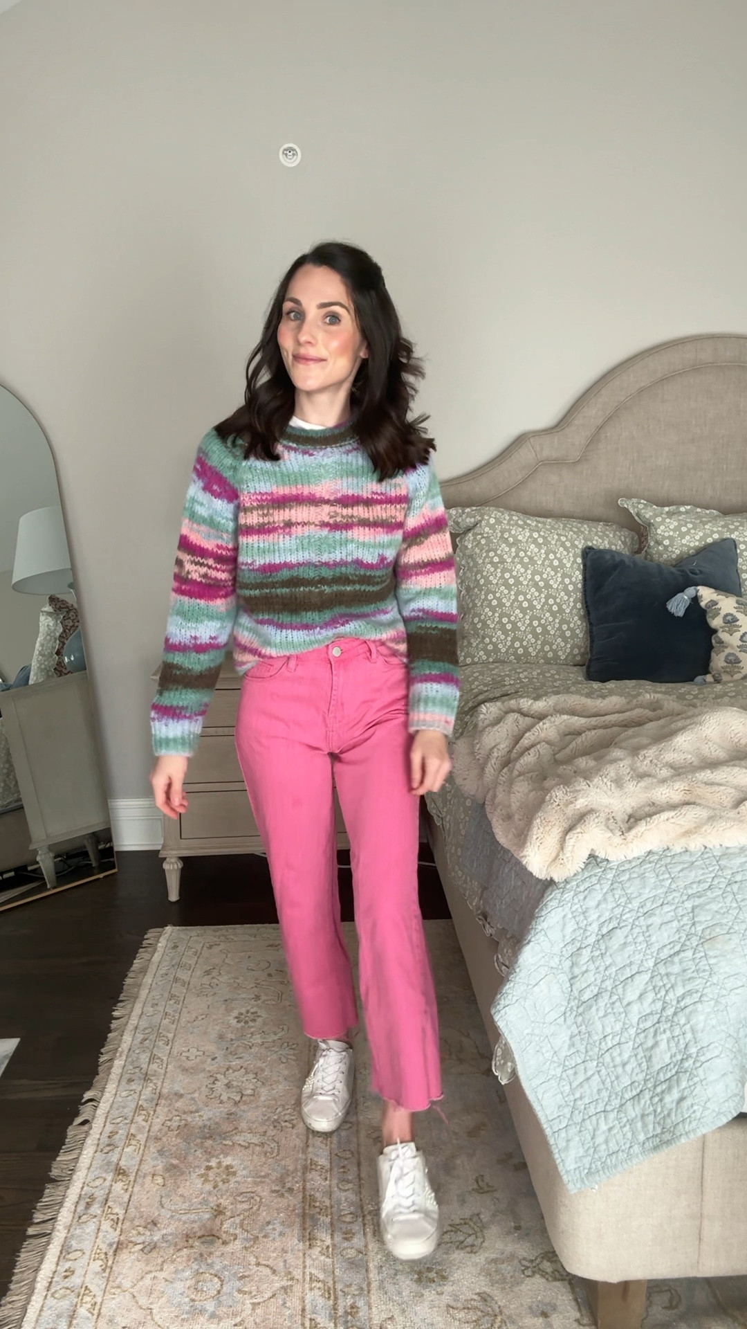 Bright colors for this spring-like Friday! These pink jeans are perfect for Valentine’s Day! 

#LTKstyletip #LTKsalealert #LTKSeasonal