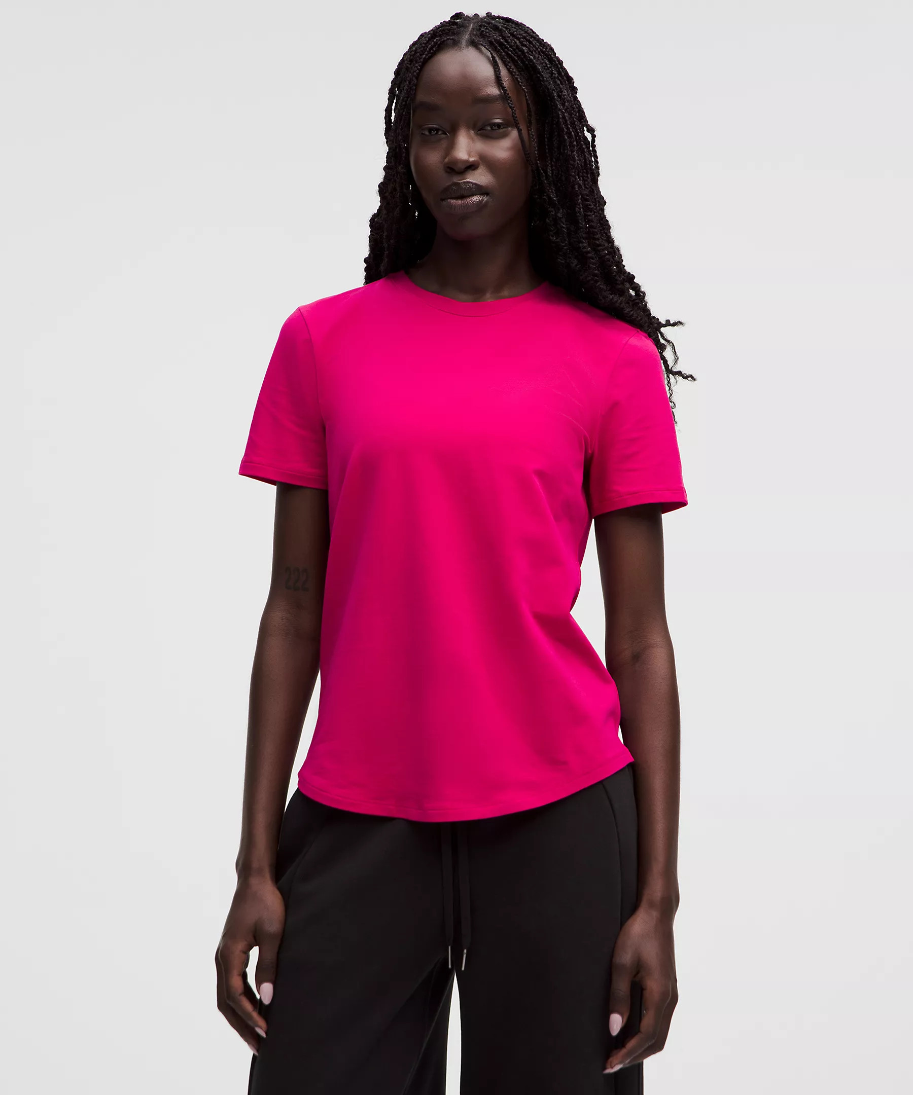 Love Curved-Hem Crewneck T-Shirt | Lululemon (US)