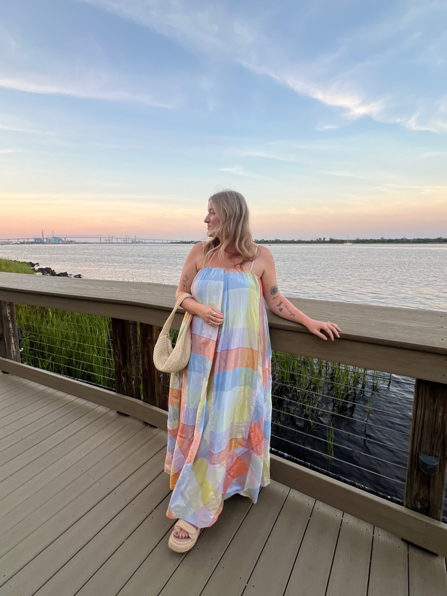 pilcro plaid tent maxi dress, anthropologie finds, summer maxi dress, raffia sandals, raffia purse, colorful outfits, midsize style, summer outfits 

#LTKStyleTip #LTKMidsize #LTKSaleAlert