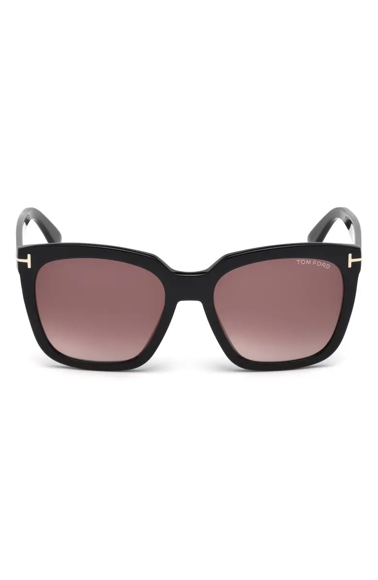 TOM FORD Amarra 55mm Gradient Square Sunglasses | Nordstrom | Nordstrom