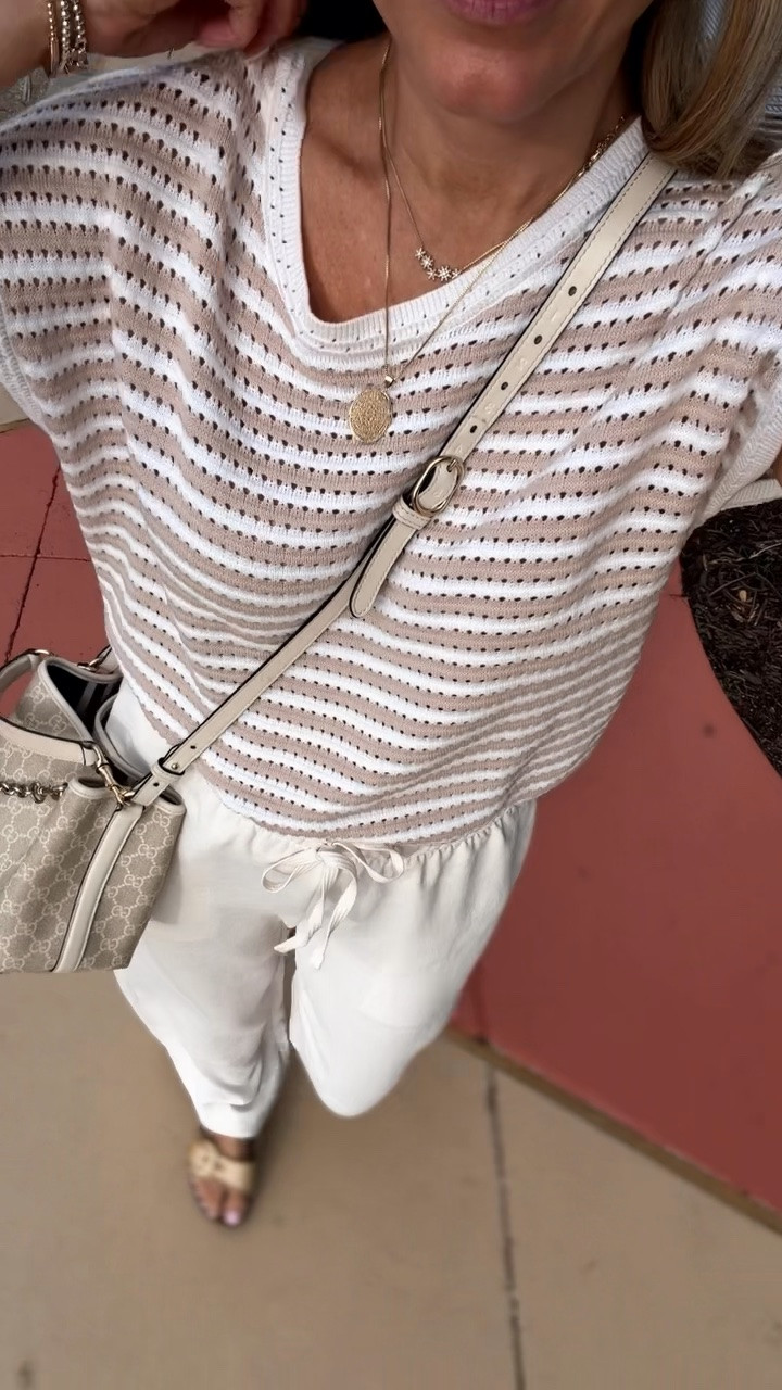 Early fall outfit. Love these viral wrinkle free pants they come in 1 million colors. I’m also obsessed with Amazon knit top

#LTKgrwm #LTKootd #LTKOver40