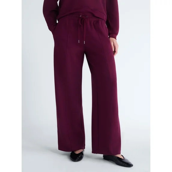 Scoop Women's and Women's Plus Scubaknit Seamed Pants, Regular, Short Lengths, Sizes XS-4X | Walmart (US)