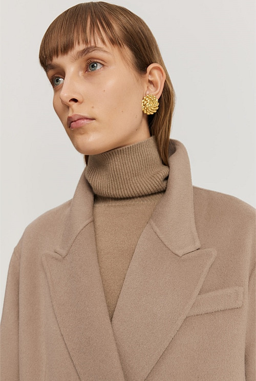 Double-Breasted Soft Coat | Country Road