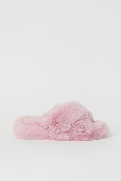 Faux Fur Slippers | H&M (US + CA)