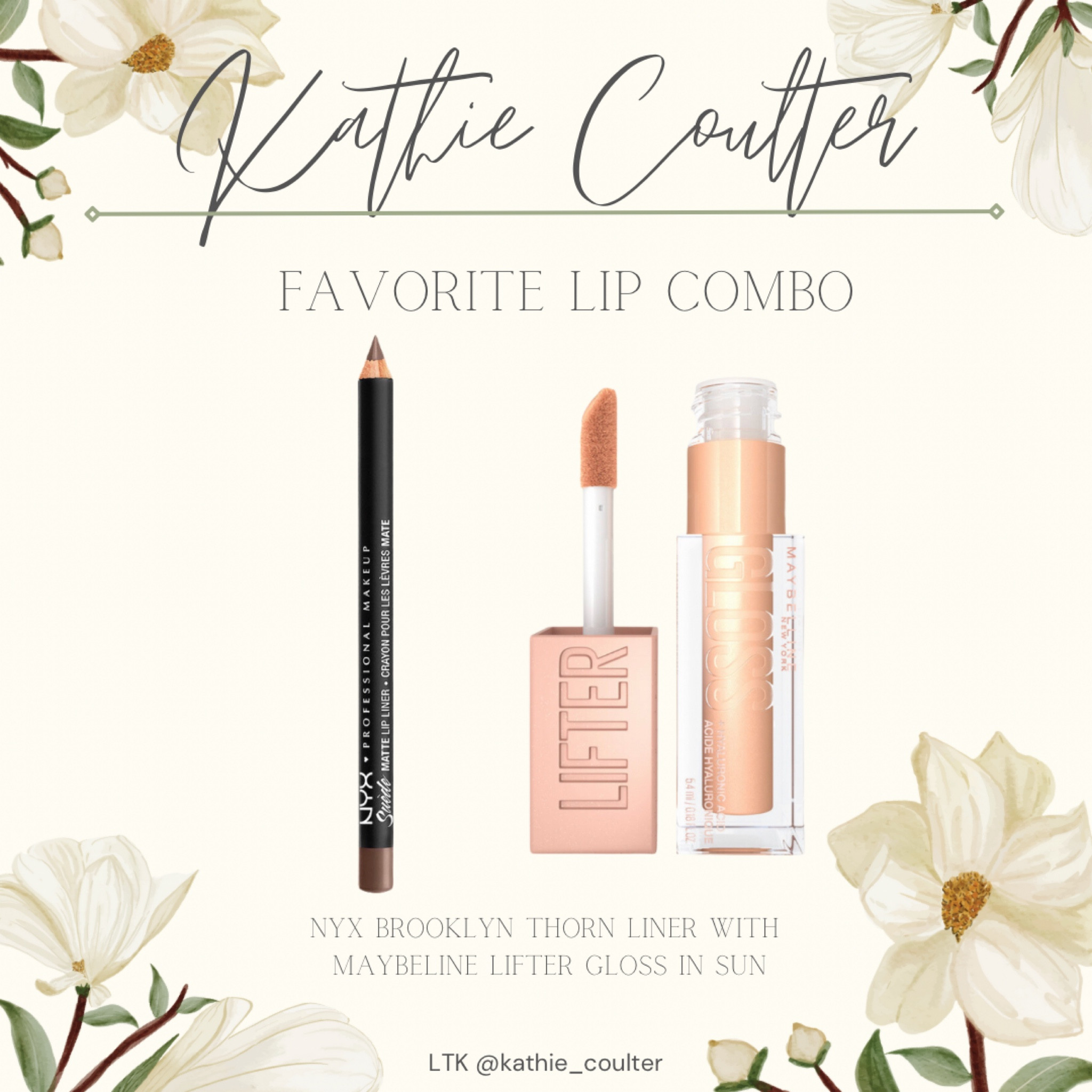 My favorite lip combo 💋
Plus you get the entire look for under $15! 

#LTKbeauty #LTKstyletip