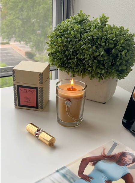 Friends: meet @votivo, you're new GO-TO for aromatic candles that have fabulous one-of-a-kind fragrances! #ad
 
Today I'm sharing 4 of my favorites: 
 
1. URBAN ROSE ~ not your Grandmother's rose. This one is sultry and refined. 
 
2. BAMBOO LEAF ~ like a day at the spa that helps you find balance and inspire inner peace.
 
3. CLEAN CRISP WHITE ~ very popular with a sophisticated clean scent that's airy and fresh, and 
 
4. PINK MIMOSA ~ sweet and bright. That girl with a bubbly personality. 
 
Every soy-blend wax #Votivo candle is a clean, even burn and will evoke emotions. Psst - they also make WONDERFUL gifts. 
 
Shop and learn more about the brand via my LTK link where I've linked my faves, as well as a few others. Happy Shopping!
 


#LTKfindsunder50 #LTKover40 #LTKhome
