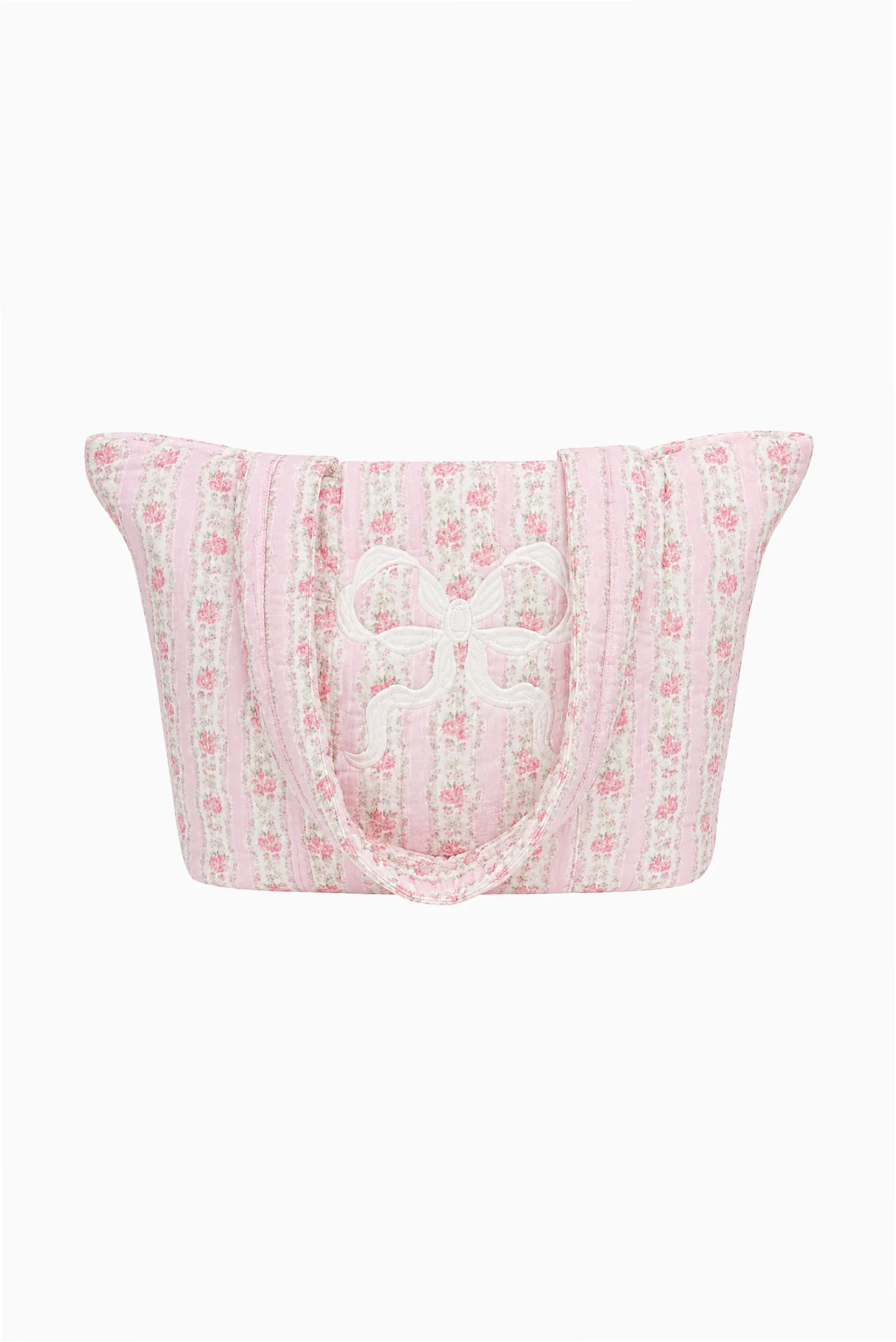 Aja Quilted Cotton Tote Bag | LoveShackFancy
