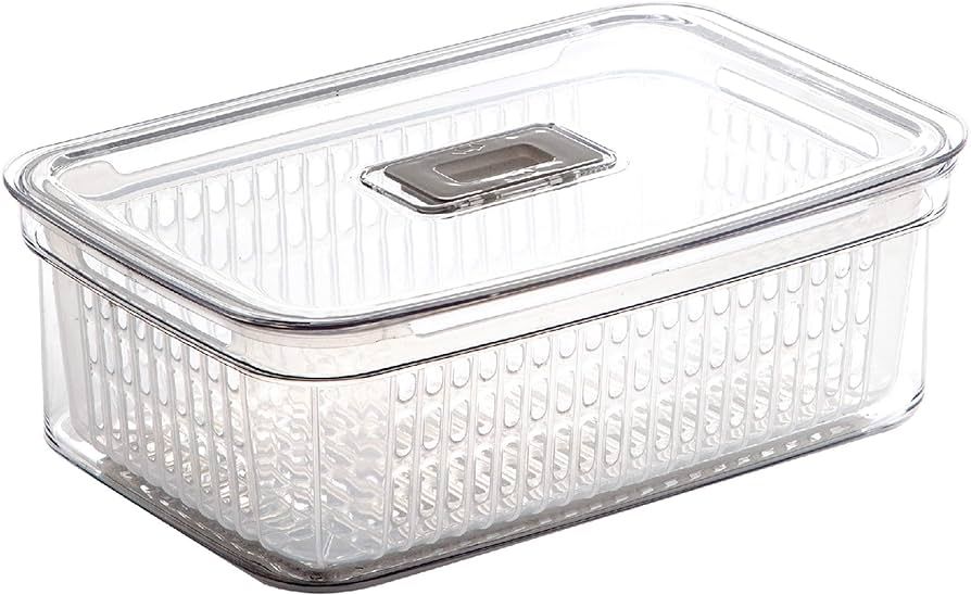 BINO | Produce Saver - 15.2 Cup/3.6L | Fridge Storage Containers for Fruits and Vegetables | Vege... | Amazon (US)