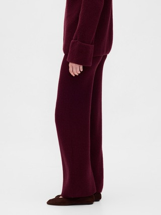 CashSoft Shaker-Stitch Sweater Pants | Gap (CA)