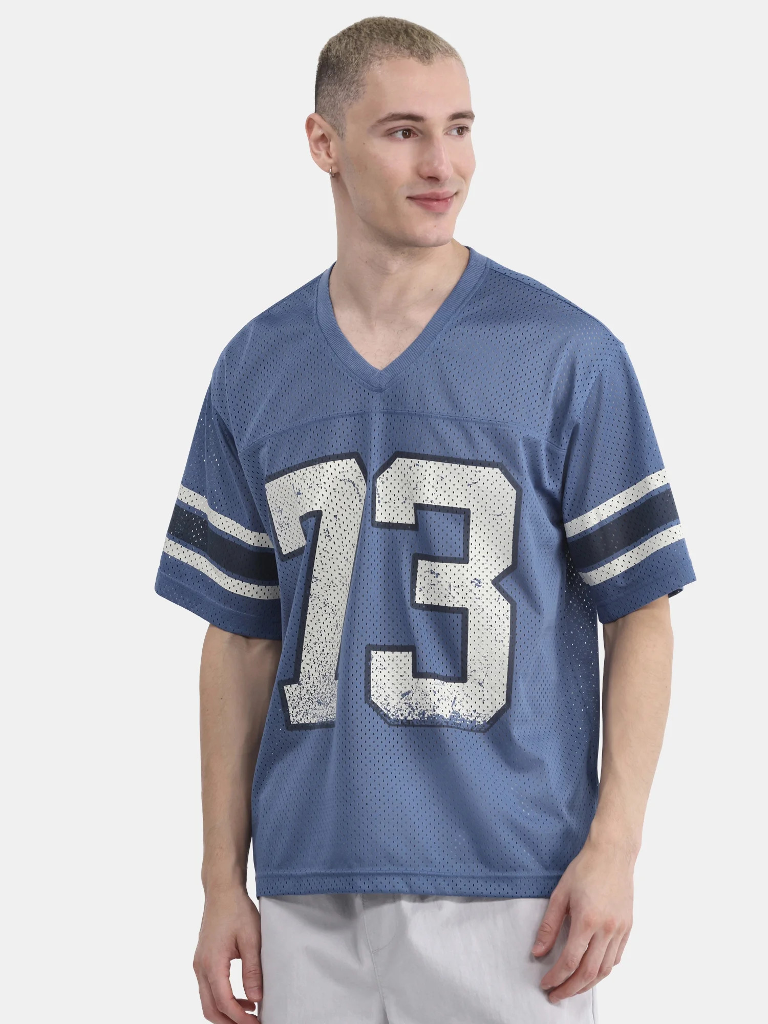 No Boundaries Men's Mesh Short Sleeve Jersey, Size XS-5XL | Walmart (US)