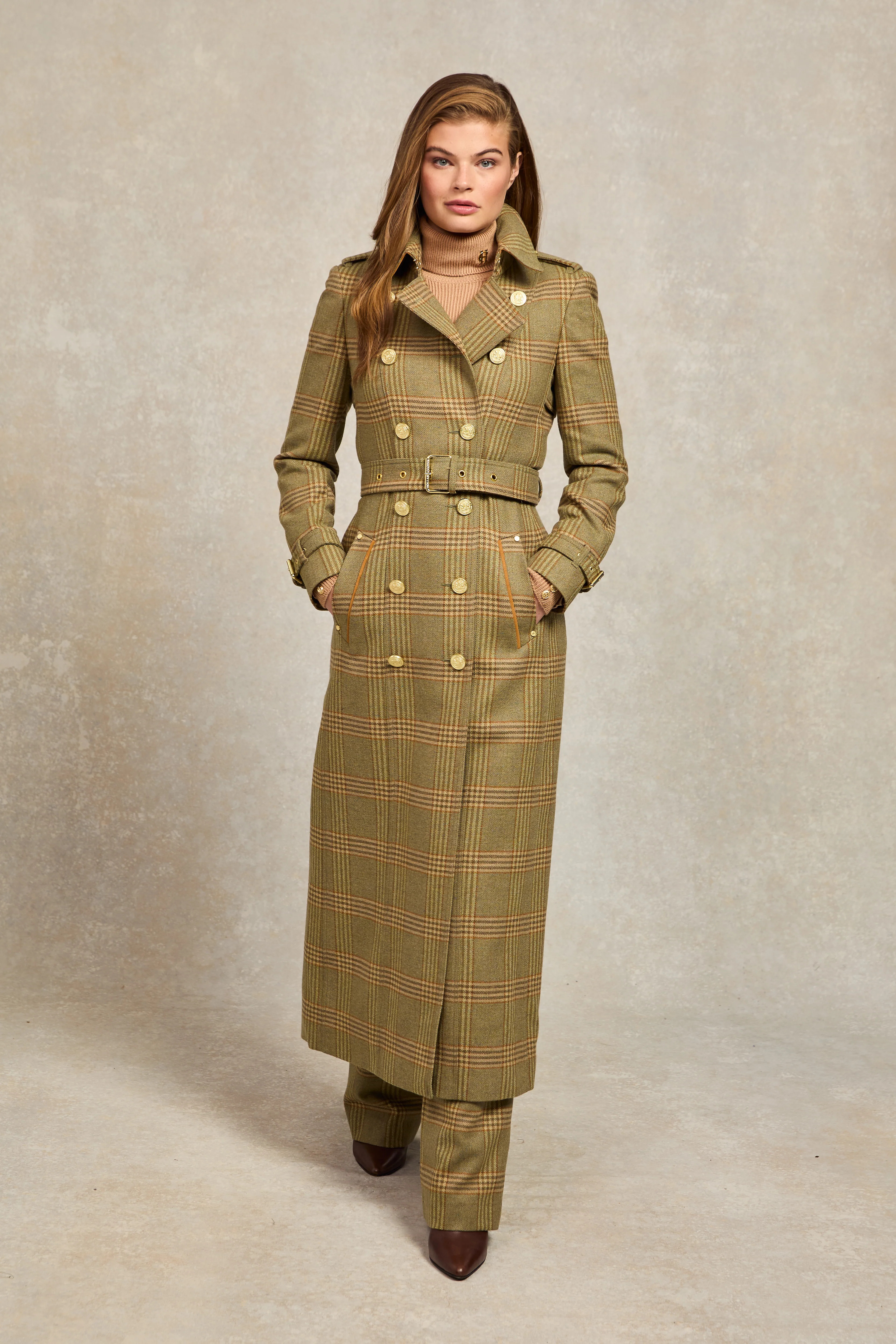 Full Length Marlborough Trench Coat (Leveret) | Holland Cooper