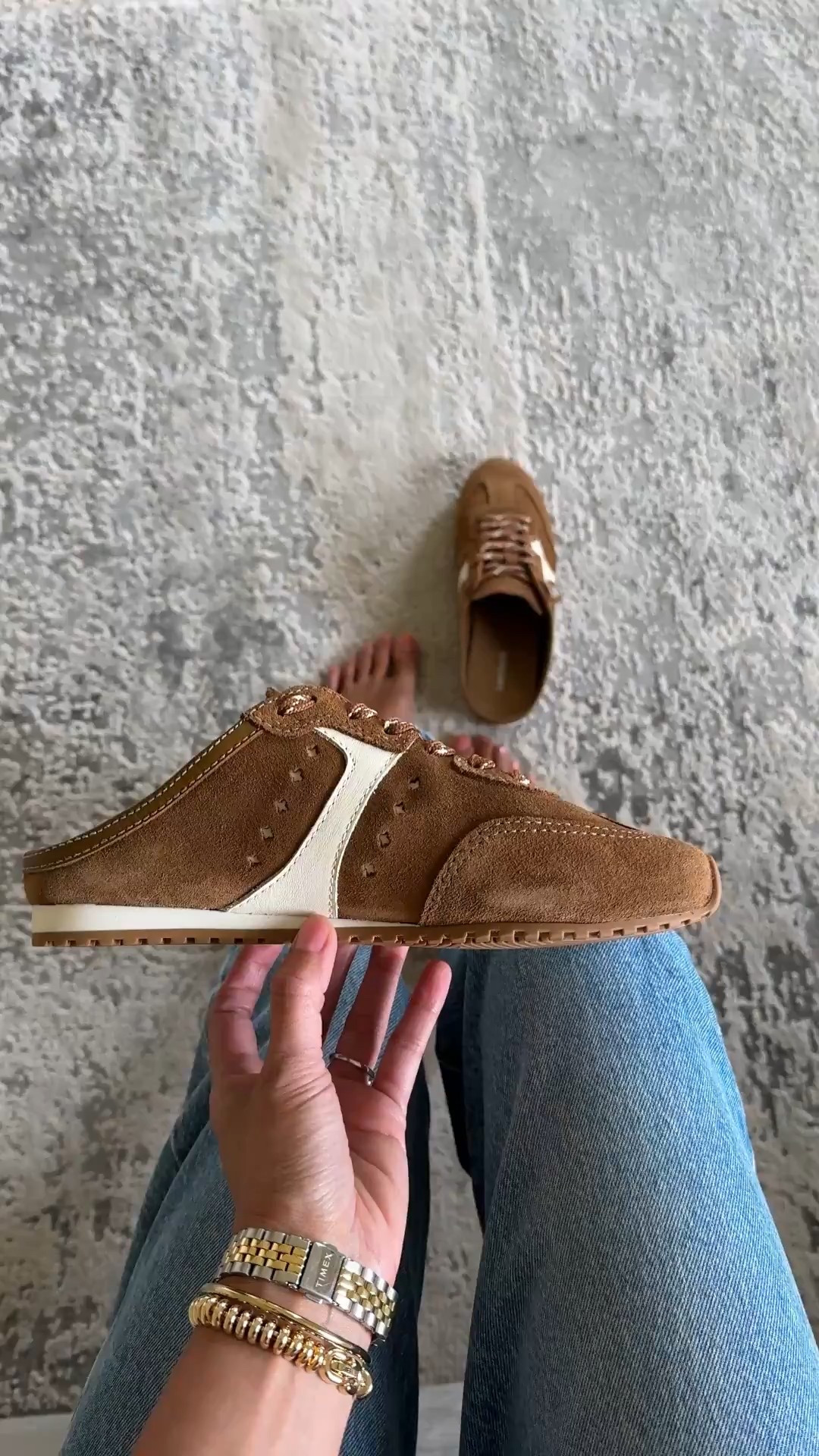 Fall outfit. Fall sneakers. Brown sneakers. Suede sneakers. Sneaker mules. 
Most comfortable shoes that I have worn in recent memory. Also comes in a full sneaker option. 
Investment shoe that is on sale. 
True to size. 


#LTKStyleTip #LTKOver40 #LTKShoeCrush
