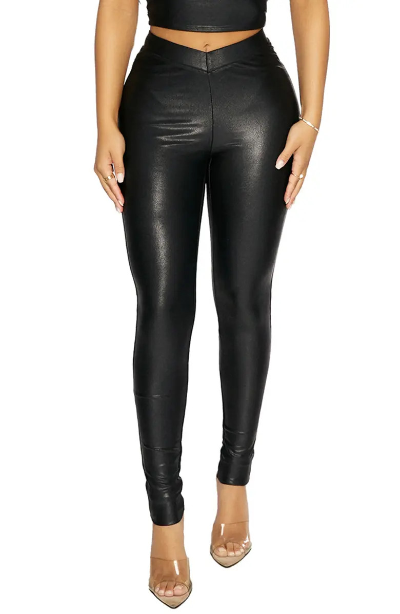 High Waist Faux Leather Leggings | Nordstrom