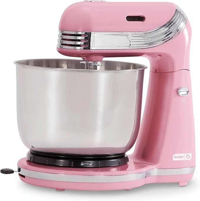 Dash Stand Mixer (Electric Mixer for Everyday Use): 6 Speed Stand Mixer with 3 qt Stainless Steel... | Amazon (CA)