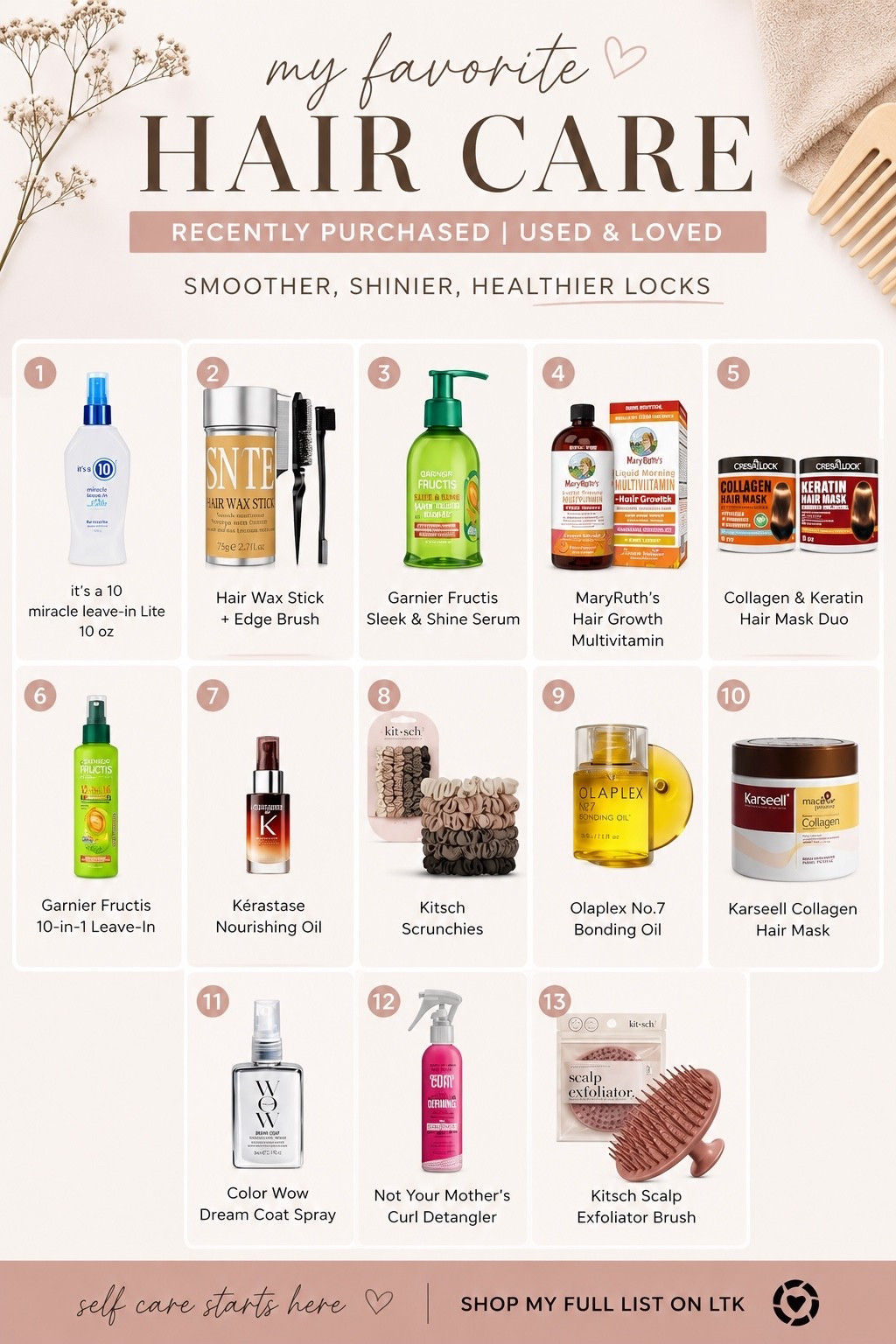 My hair care must have 🤍 
Everyday care #haircare #hairoil #hairfirzz

#LTKdayinmylife #LTKselfcare #LTKBeauty