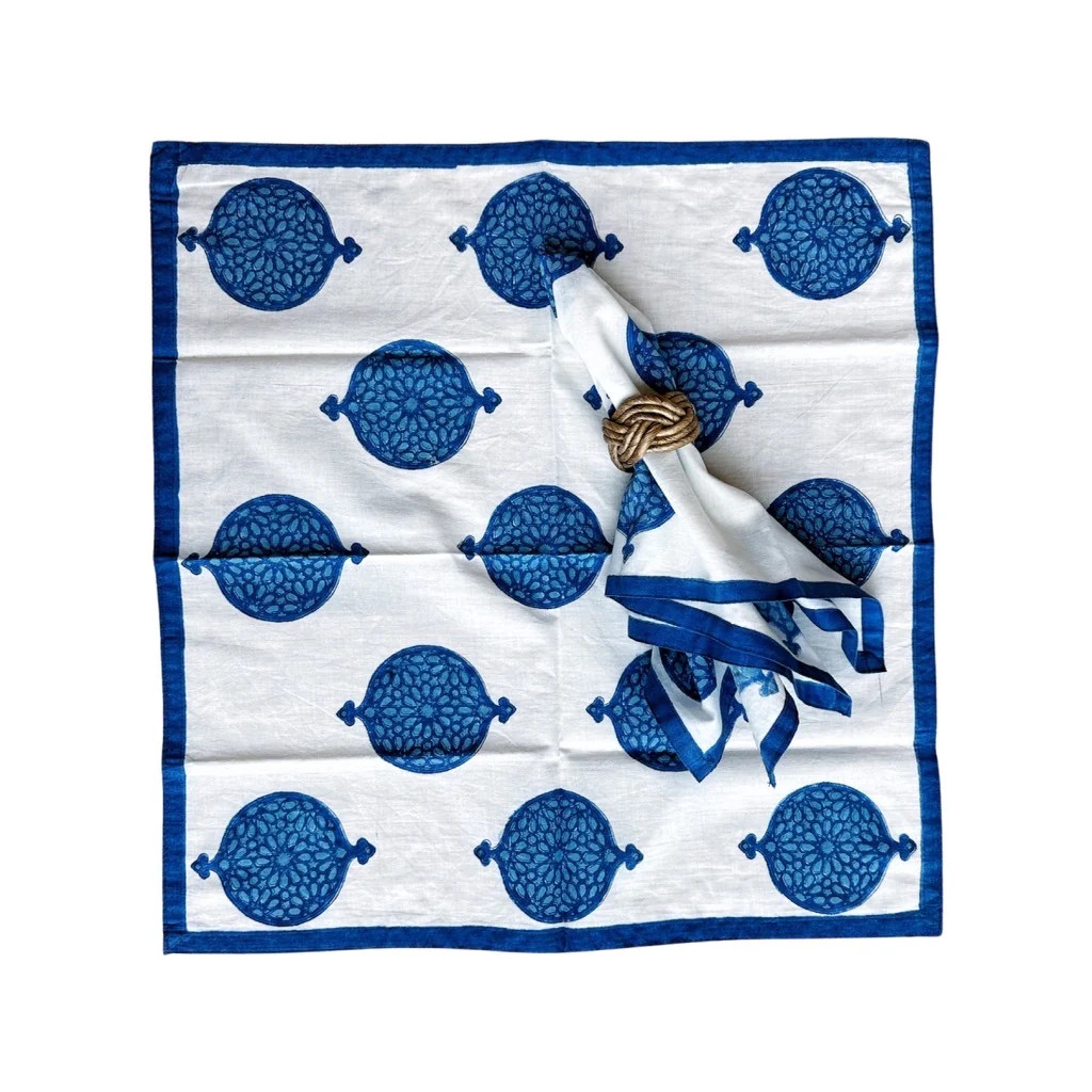 Indigo Blue Mineral Napkins (set of 4) | Erin McDermott Jewelry