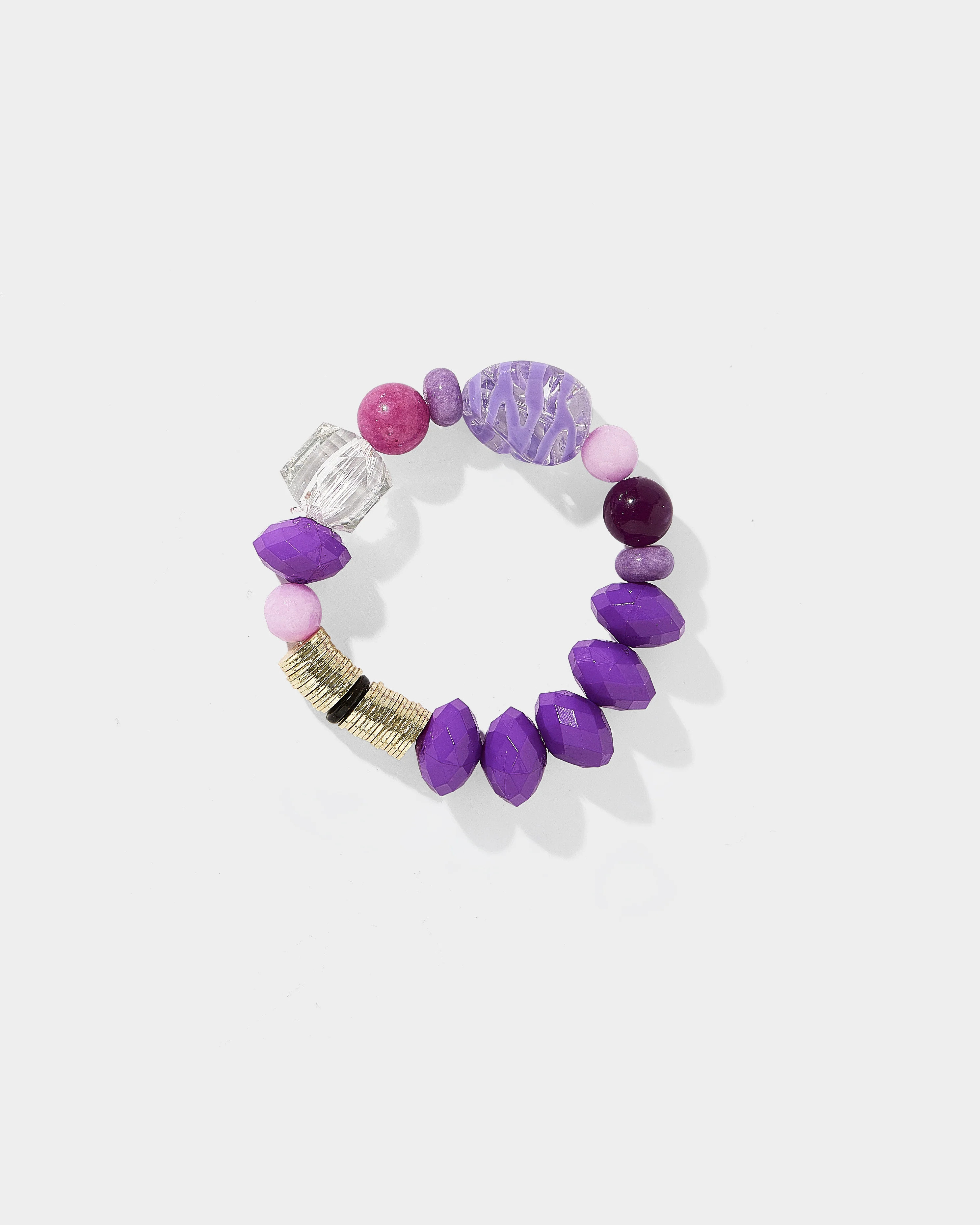 Purple Gameday Specialty Bracelet | Allie + Bess