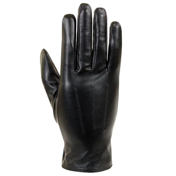 Isotoner Women's Black Leather Fabric-lined Gloves | Bed Bath & Beyond