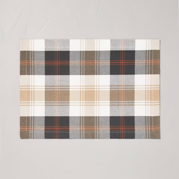 Fall Tartan Plaid Placemat - Hearth & Hand™ with Magnolia | Target