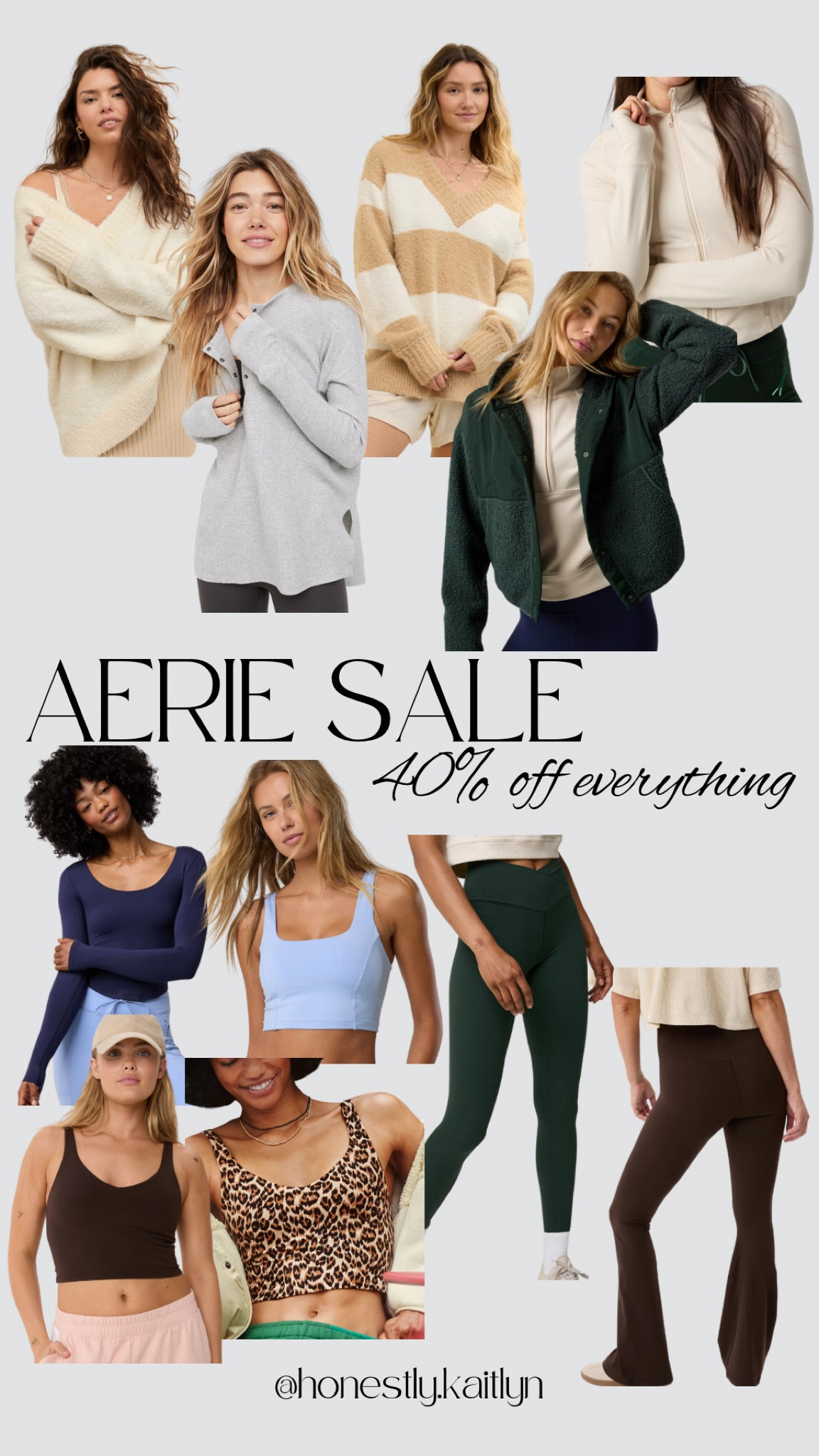 40% off everything for Black Friday at Aerie! 
aerie, athletic sets, athleisure, activewear, sports bras, leggings, women’s athletic wear, trending activewear, sale 

#LTKSaleAlert #LTKActive #LTKFitness