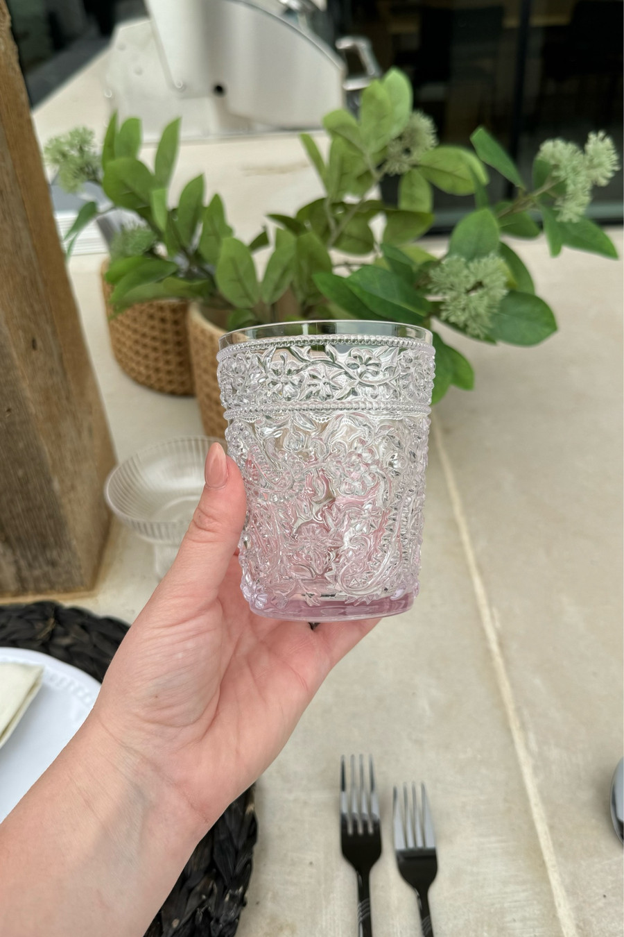 Affordable acrylic glasses perfect for by the pool!