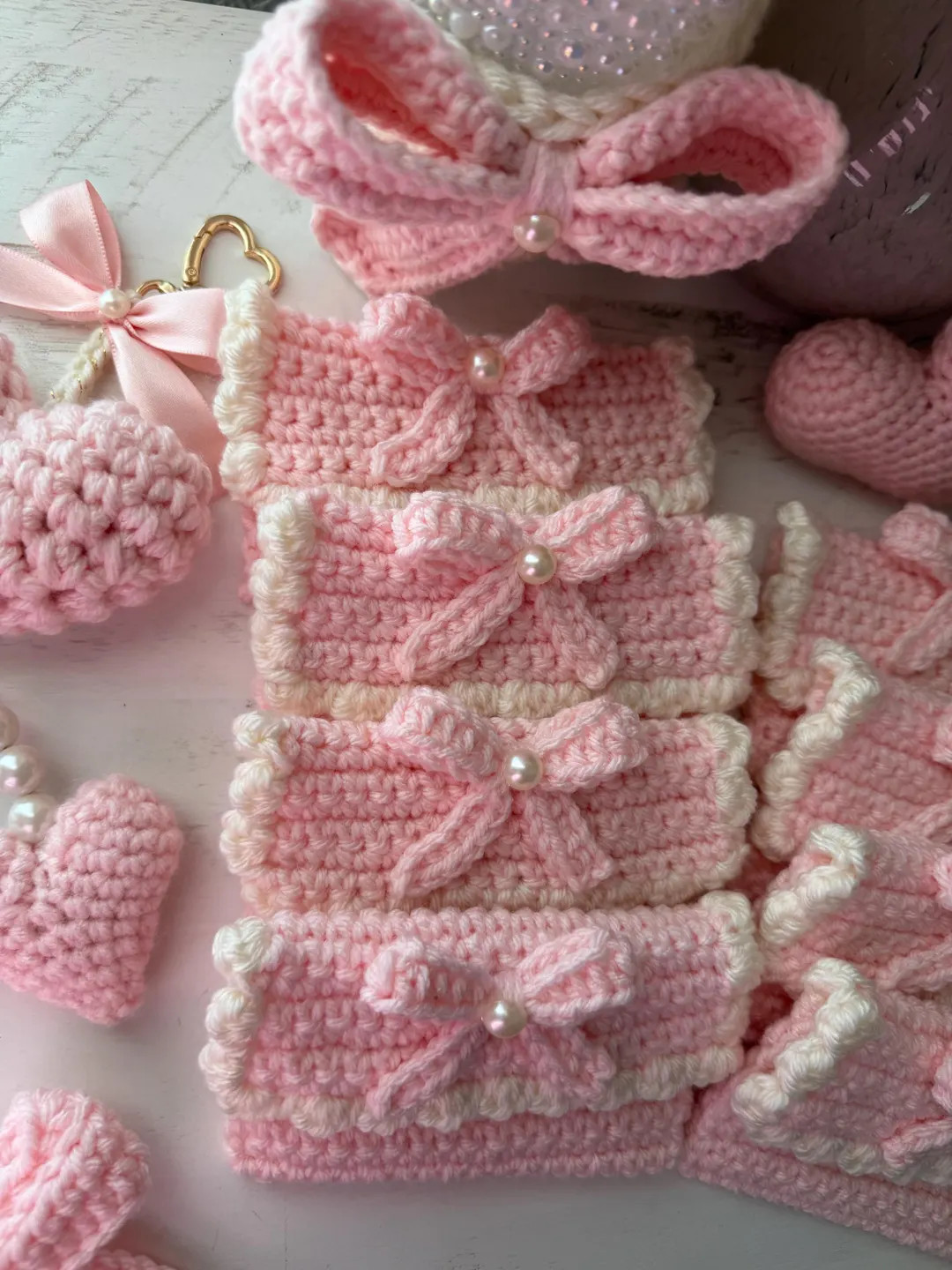 Pink Bow Cardholder - Etsy | Etsy (US)