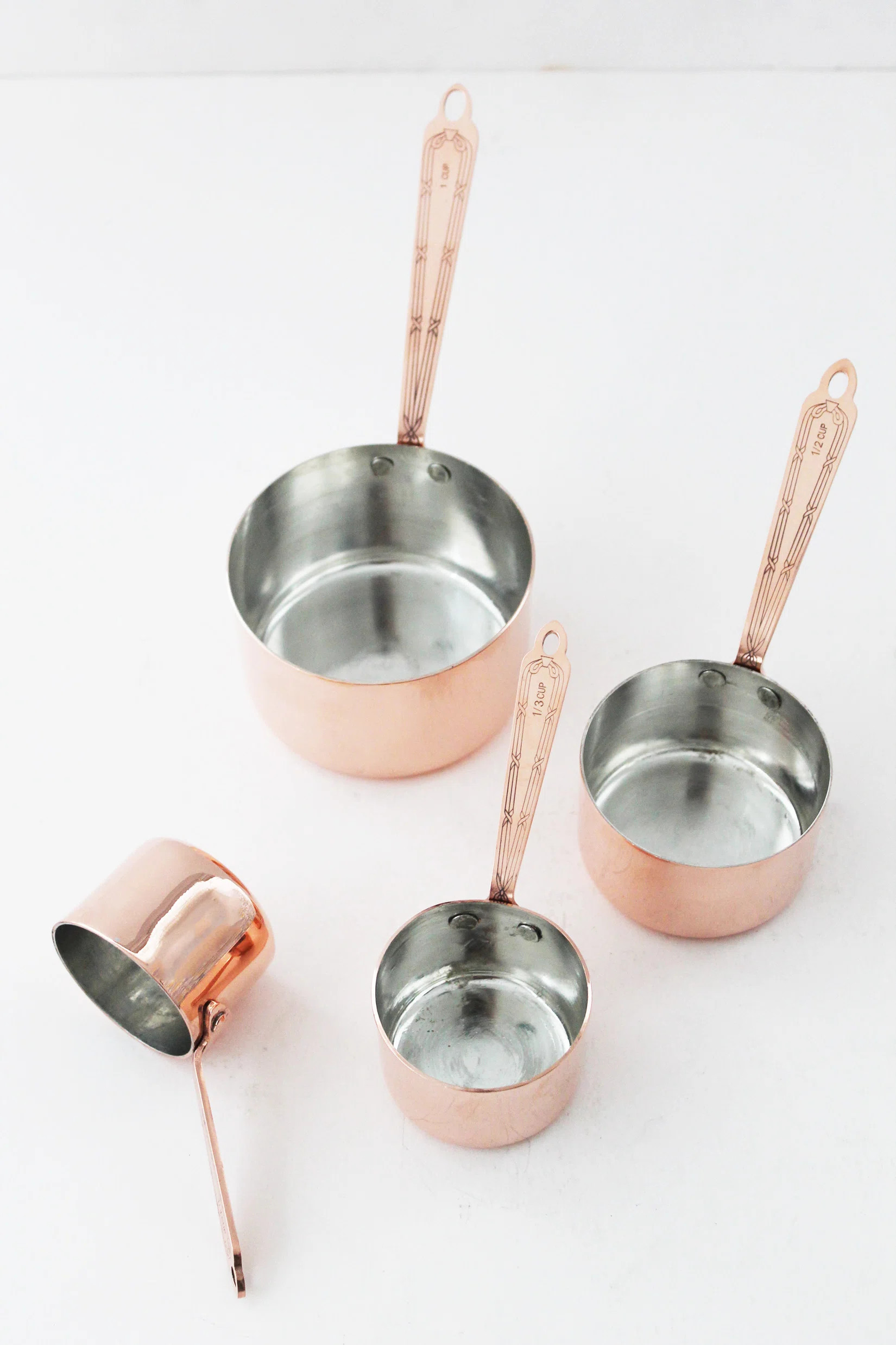 Coppermill Kitchen 4 -Piece Metal Measuring Cup Set | Wayfair North America
