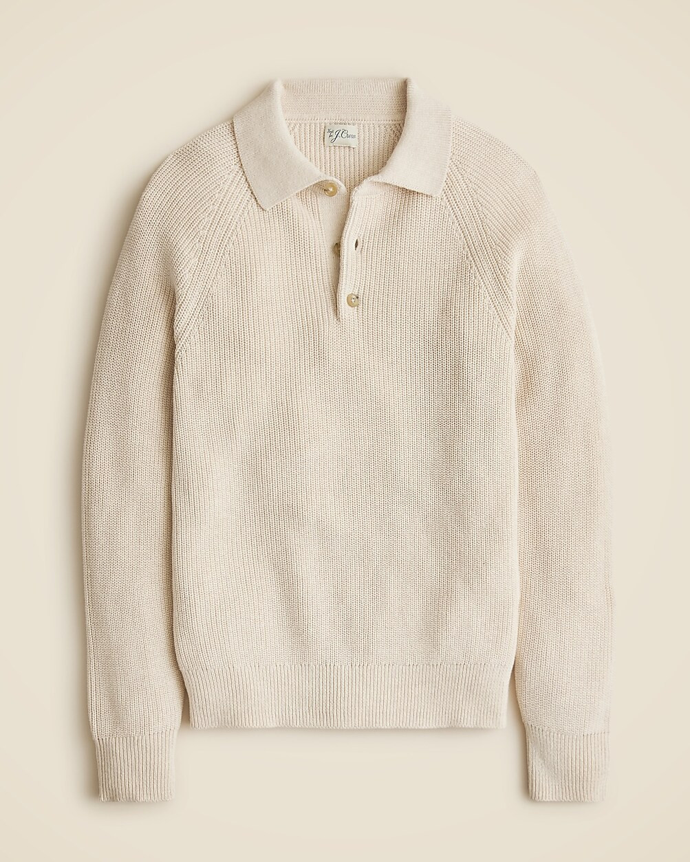 Ribbed heritage cotton sweater-polo | J. Crew US