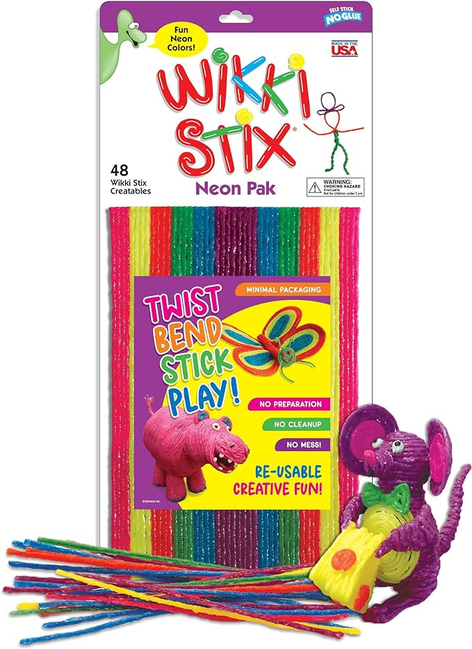 Wikki Stix Neon Pak of 48. | Amazon (US)