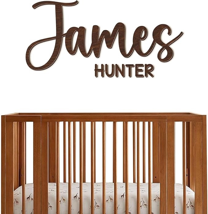 Personalized Name Sign for Nursery - Custom Wooden Name Signs for Kids Room, Personalized Nursery... | Amazon (US)