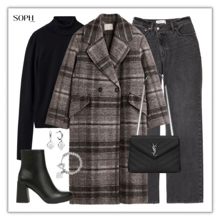 Plaid coat, black booties and turtleneck trio perfect for an evening look! 🖤✨

• original boots are from naturalizer but are unfortunately sold out
• jewelleries are from tiffany & co. 

#LTKFind #LTKfit #LTKstyletip