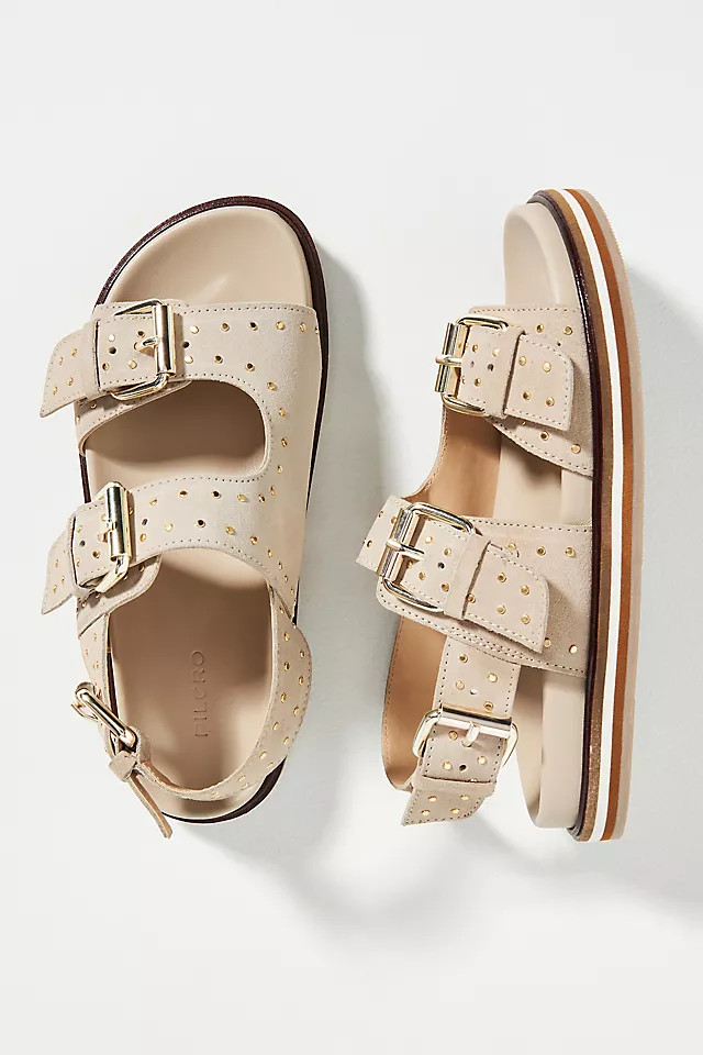 Pilcro Studded Slingback Sandals | Anthropologie (US)