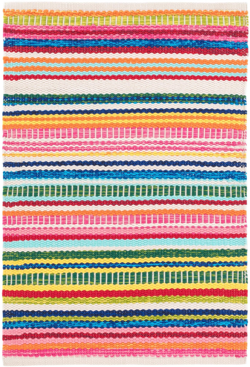 Bright Stripe Handwoven Indoor/Outdoor Rug | Annie Selke