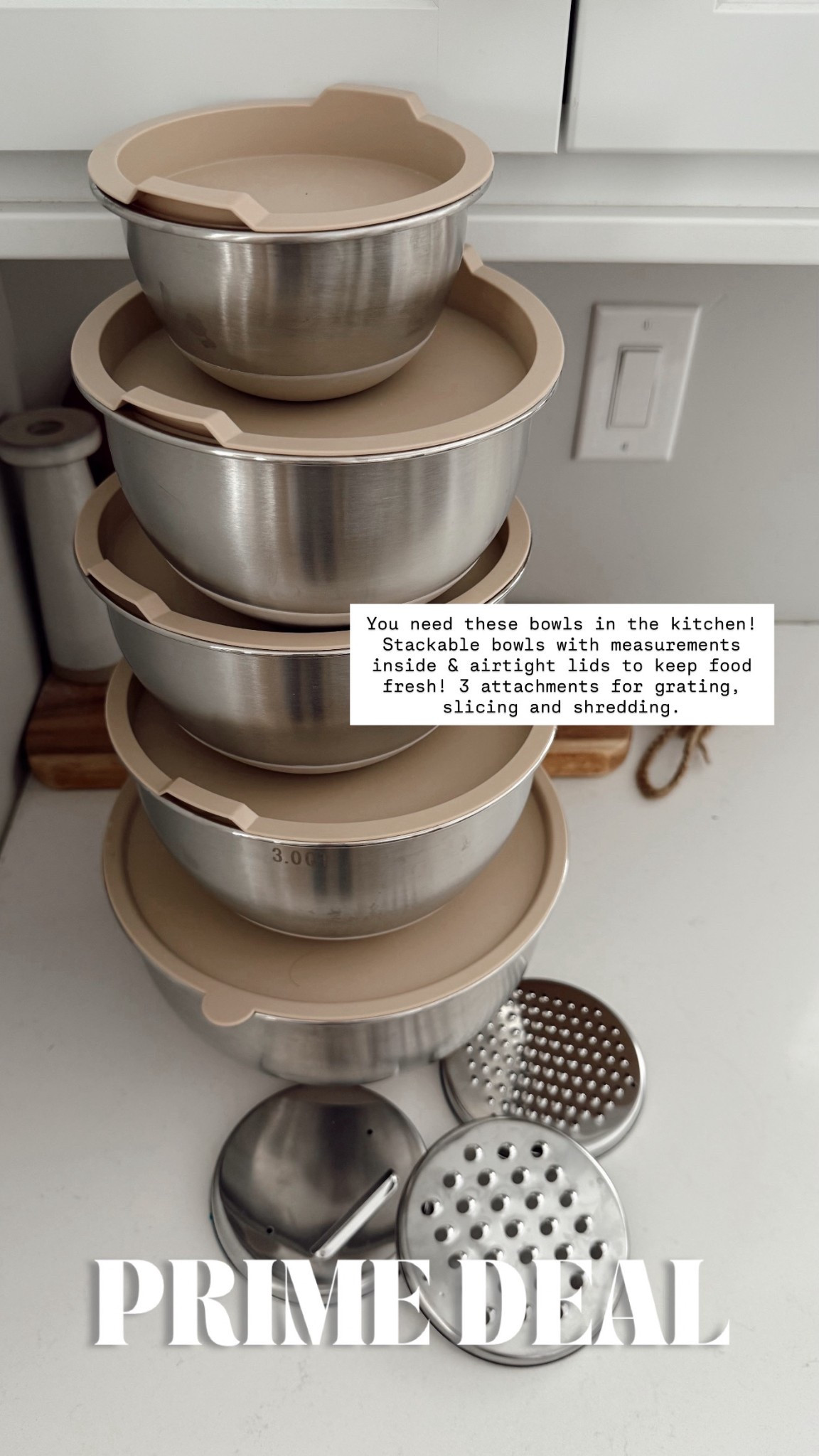 Every house hold needs these stackable bowls! On sale for Prime Deals 📦✨🔗🛒

#LTKFamily #LTKHome #LTKSaleAlert