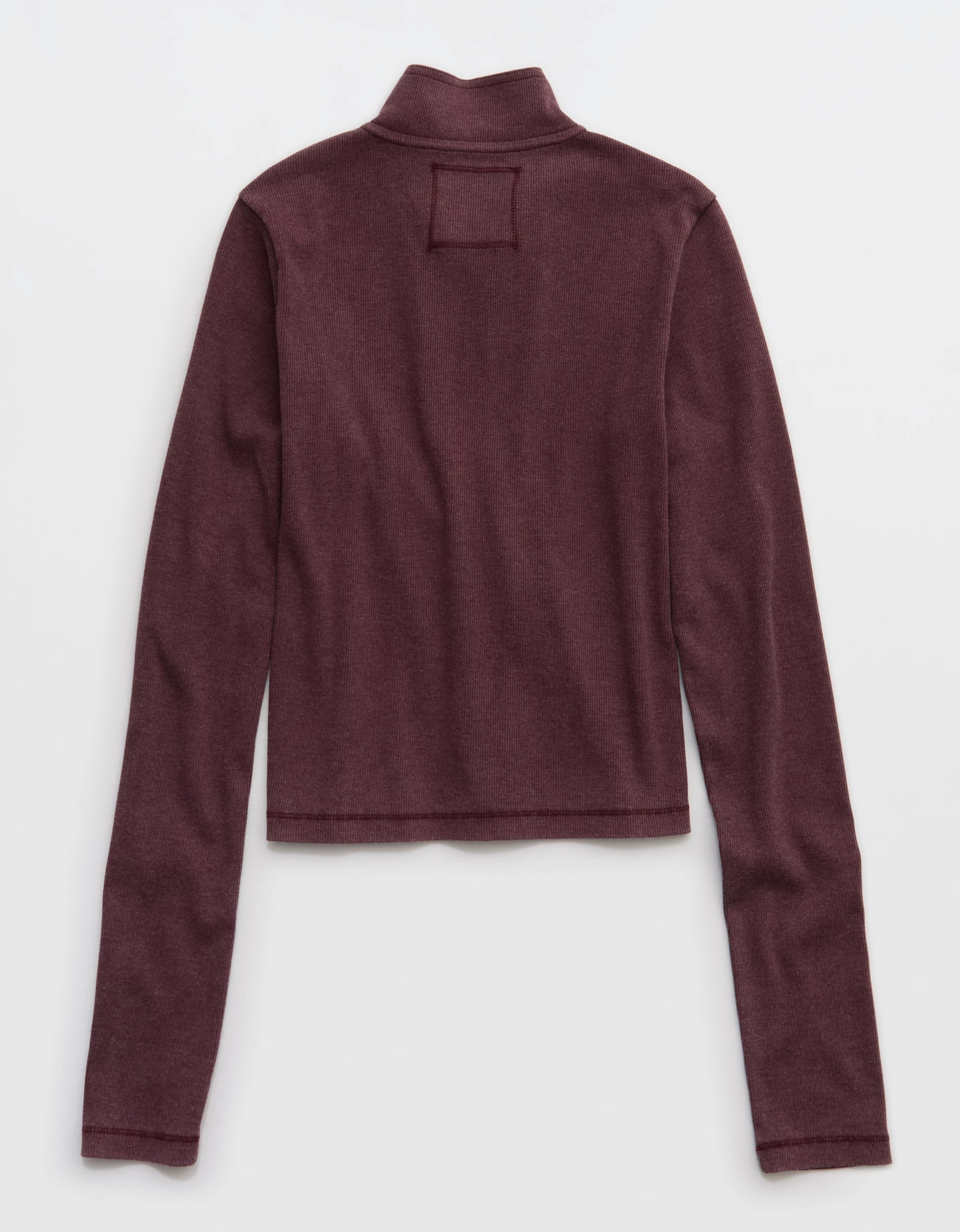 Aerie Long Sleeve Quarter Zip T-Shirt | Aerie