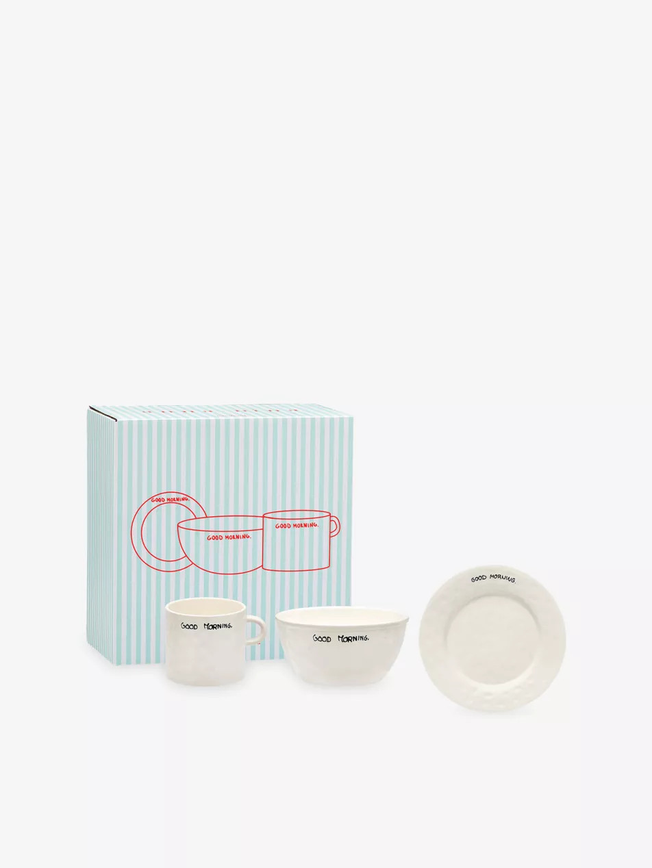 Good Morning Ceramic Breakfast Set | Selfridges