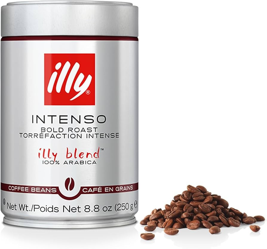 Illy Intenso Whole Bean Coffee, Dark Roast, Intense, Robust And Full Flavored With Notes Of Deep ... | Amazon (US)