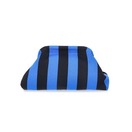 Free Assembly Women's Knit Clutch Handbag, Navy/Blue | Walmart (US)