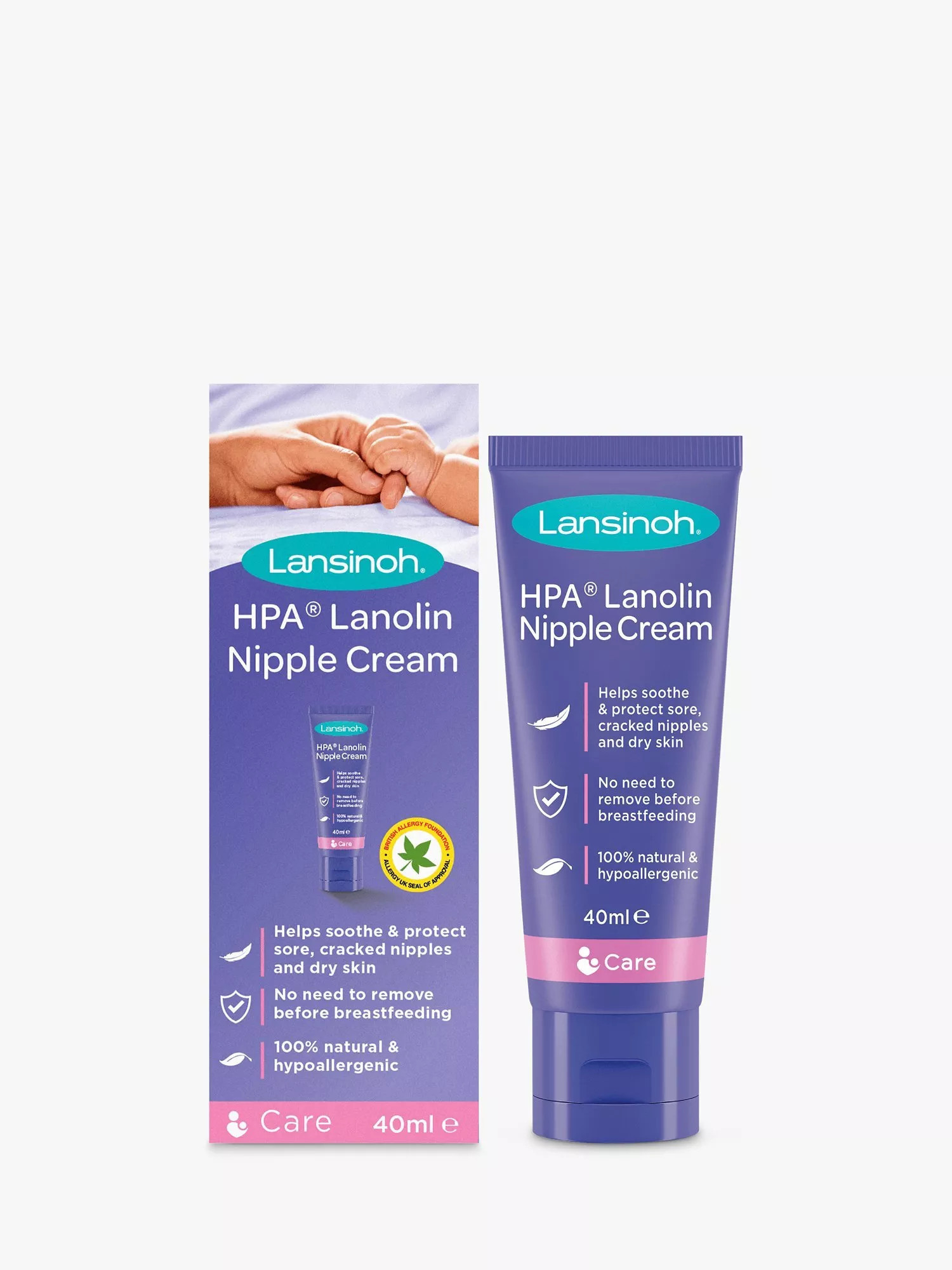 Lansinoh HPA Lanolin Cream, 40ml | John Lewis (UK)