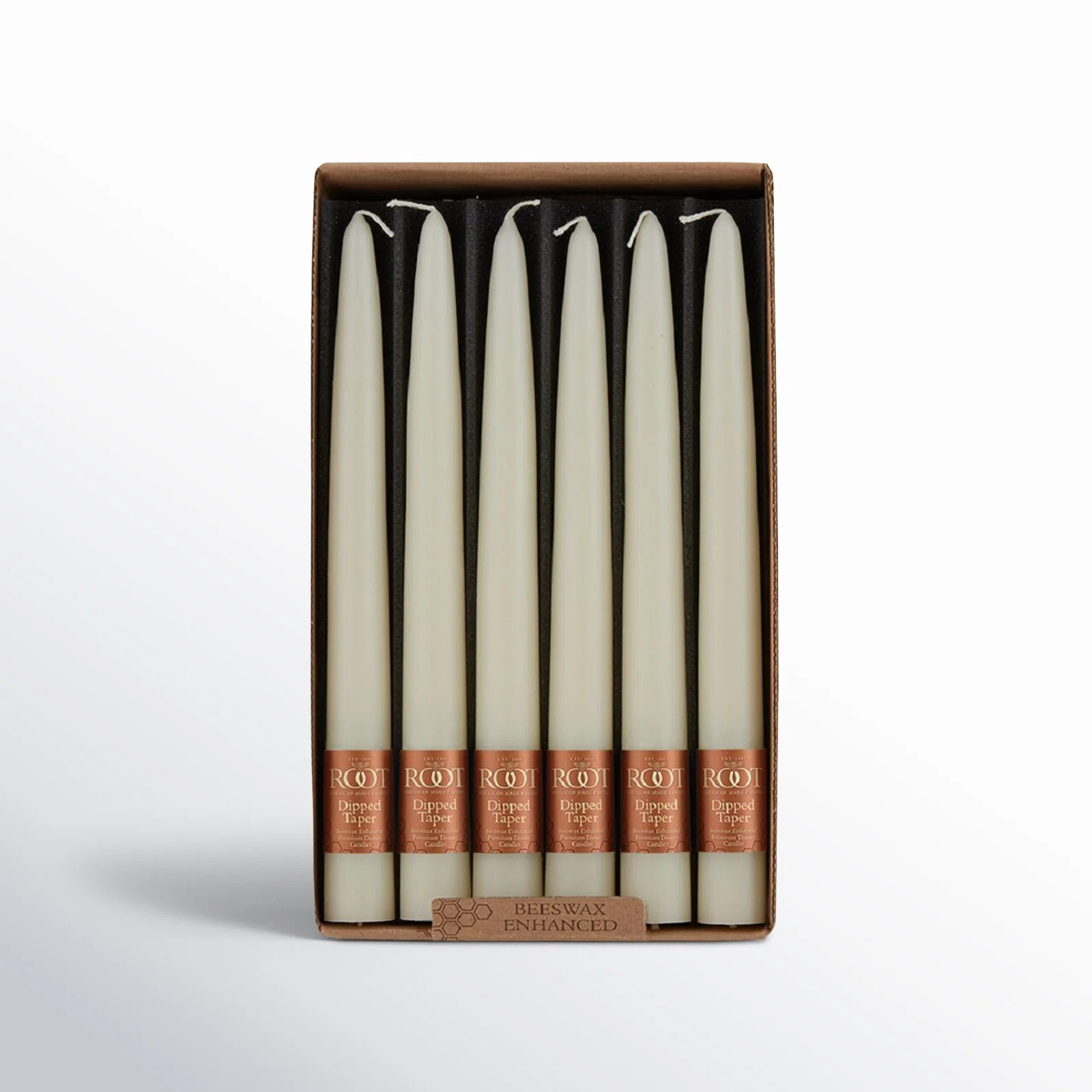 12 Piece Unscented Taper Candle Set (Set of 12) | Wayfair North America