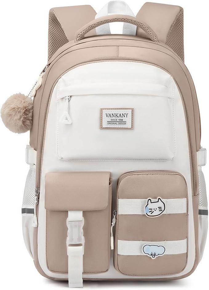 School Backpack for Girls, Cute Teens Backpack for Middle High School Student, Laptop Backpack Co... | Amazon (US)