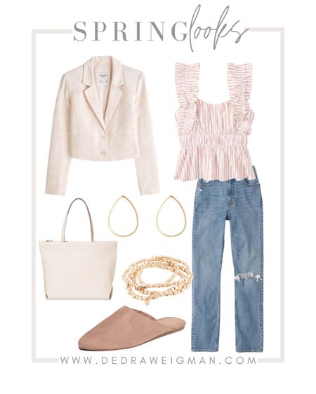Spring outfit idea! 

#jeans #springoutfit #jacket 

#LTKSeasonal #LTKSale #LTKstyletip