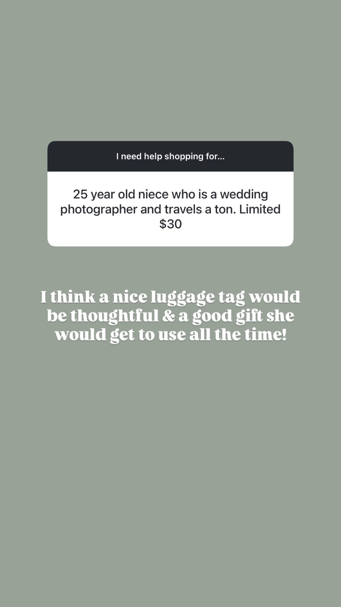 Any frequent traveler would love these luggage tags this holiday season! 

Loverly Grey, gift guide, gift ideas

#LTKFindsUnder50 #LTKGiftGuide #LTKHoliday