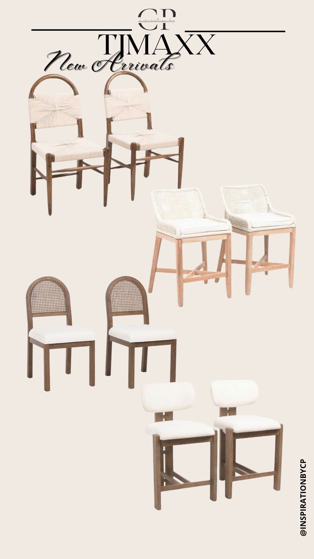 Solid Wood Counter Stools
#kitchenfurniture #counterstools #chairs #tjmaxx #designerinspired

#LTKHome