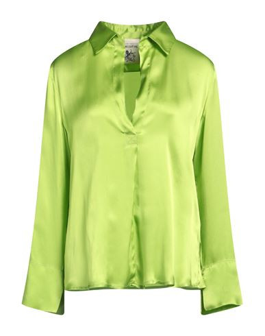 Semicouture Woman Top Lime green Size 2 Acetate, Silk | YOOX (US)