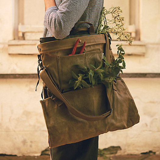Barebones Waxed Canvas Gathering Bag | Terrain