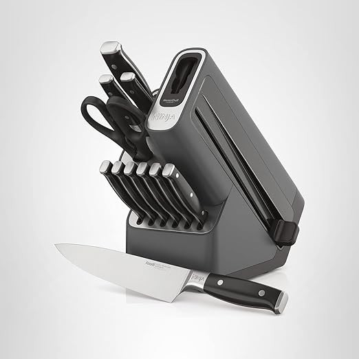 Ninja K32012 Foodi NeverDull Premium Knife System, 12 Piece Knife Block Set with Built-in Sharpen... | Amazon (US)