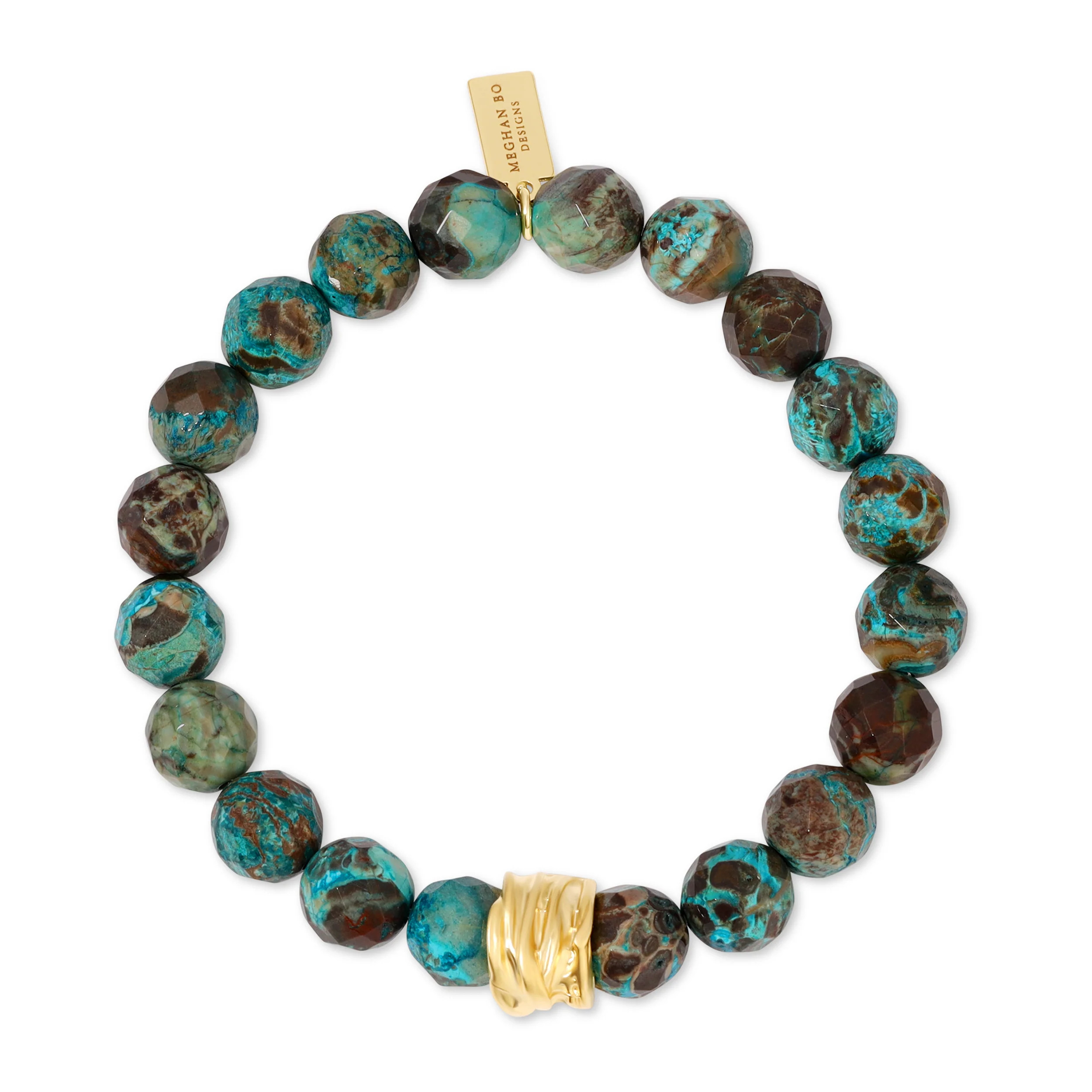 Ocean Jasper Beaded Bracelet | Meghan Bo Designs
