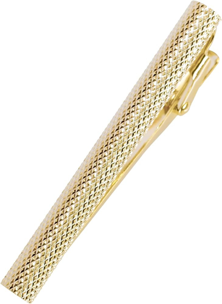 [TAVARAT] Tie Clip Tie Clips for Men Knurling Black Silver Tie Bar Tie Pin Tps-095 | Amazon (US)